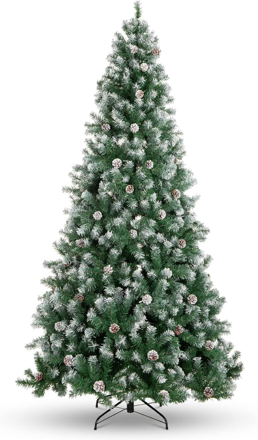 6ft Pre-Decorated Holiday Christmas Tree for Home & Office