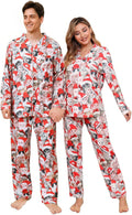 Couples Christmas Matching Pajamas Set - Cozy Soft Long Sleeve