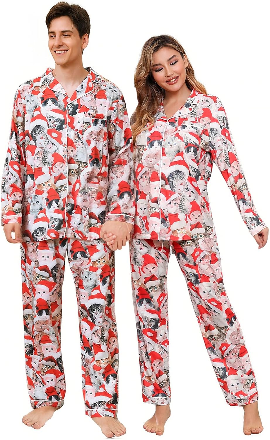 Couples Christmas Matching Pajamas Set for Cozy Nights