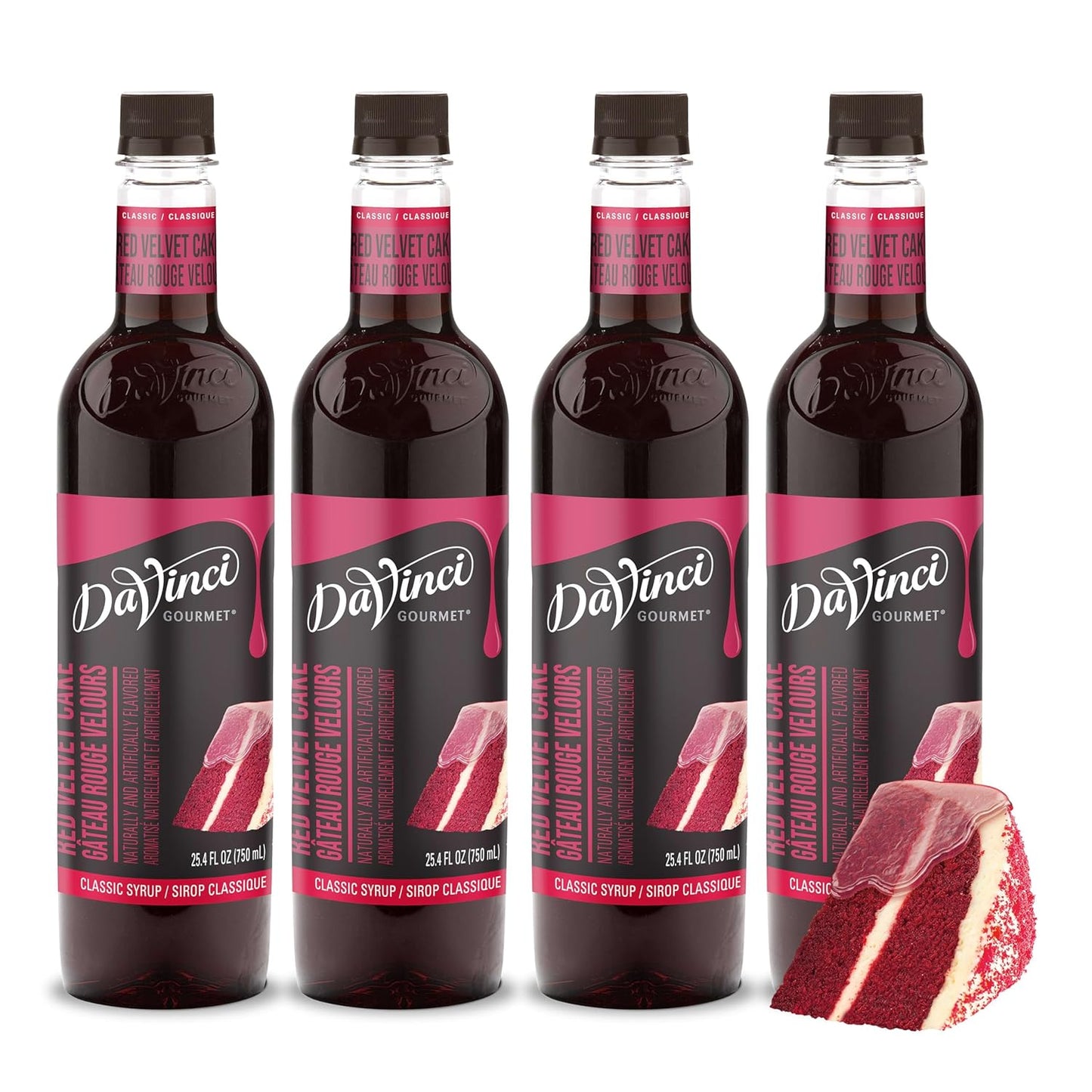 DaVinci Gourmet Classic Red Velvet Cake Syrup for Flavor Lovers