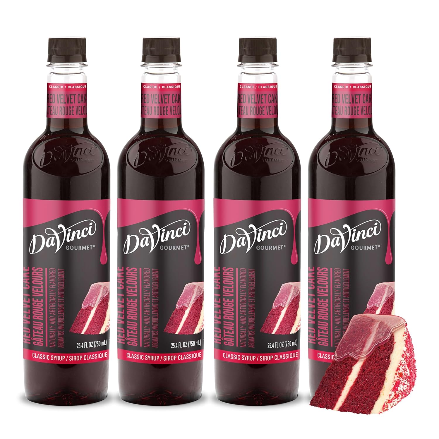 DaVinci Gourmet Classic Red Velvet Cake Syrup for Flavor Lovers