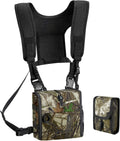 Binocular Harness with Rangefinder Pouch & Rain Cover - Secure Carry