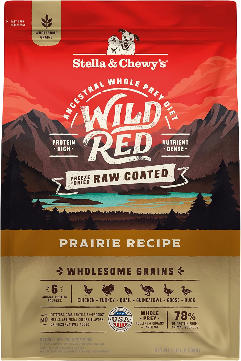 Stella & Chewy's Wild Red Dry Dog Food High Protein Recipe