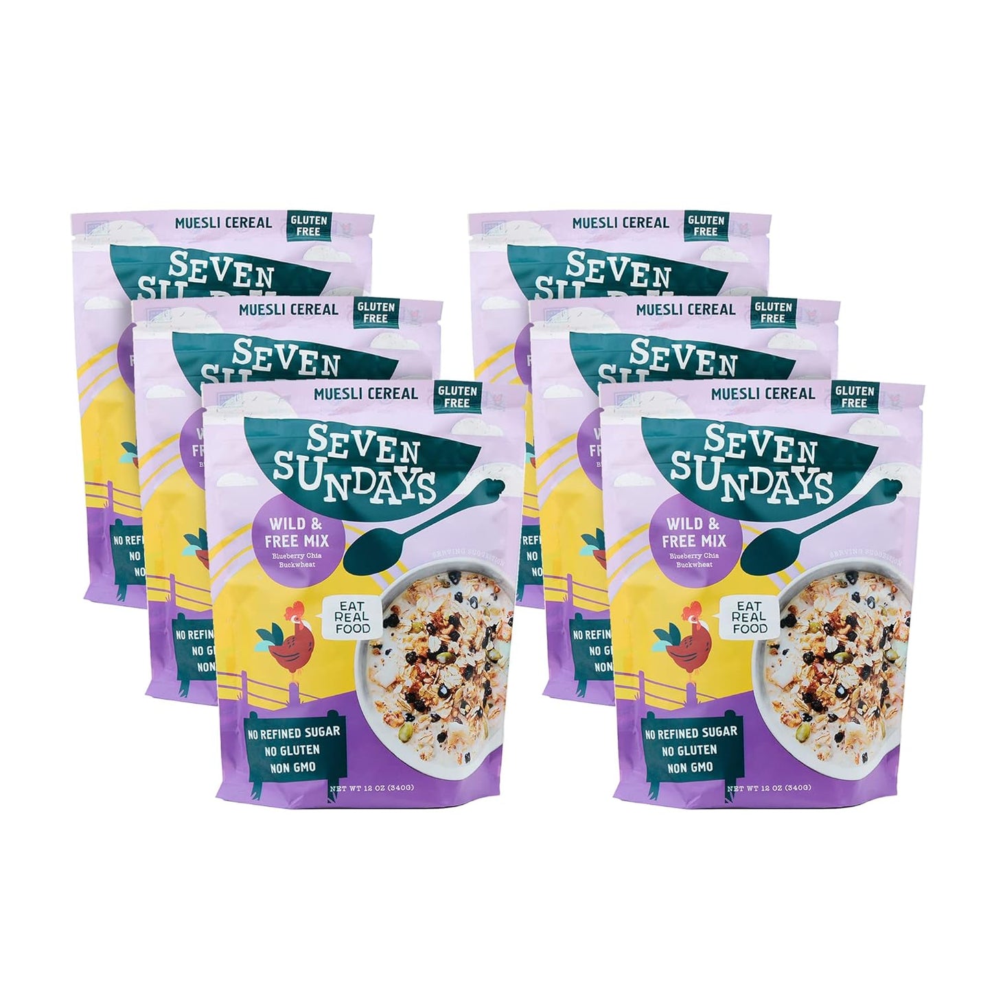 Seven Sundays Wild and Free Blueberry Chia Muesli Cereal Review