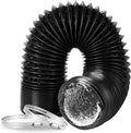 Dryer Vent Hose 12in Insulated Flexible Duct 25FT - Quiet, Heavy Duty