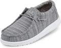 HEYDUDE Wally Toddler Washed Canvas Loafers - Lightweight Comfort