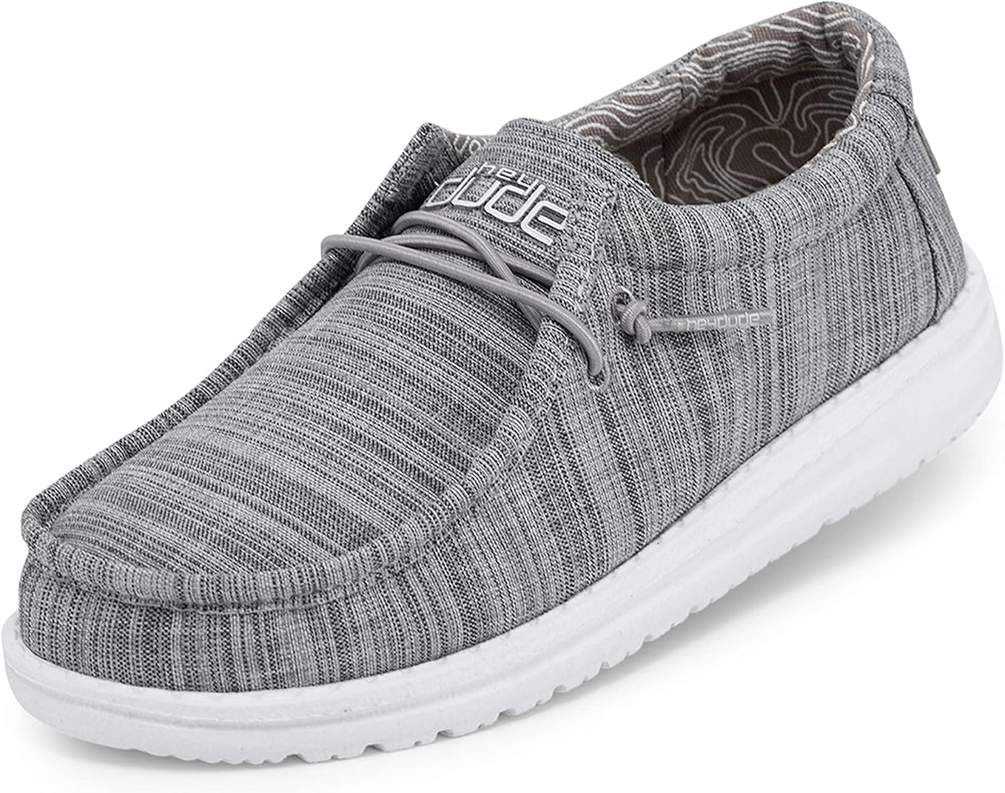 HEYDUDE Wally Toddler Washed Canvas Slip On Shoes for Boys