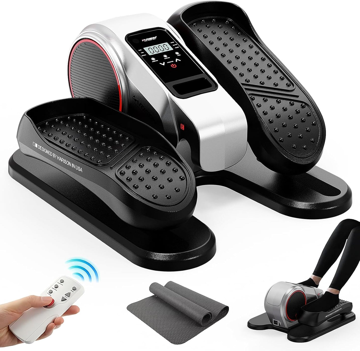 HARISON Mini Elliptical: Low-Impact Leg Exerciser