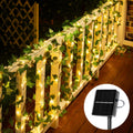 Solar Fairy Lights Outdoor with Ivy for Garden and Yard Decor