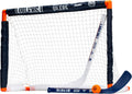 NHL Mini Hockey Set with 2 Sticks & Goal - Indoor Knee Hockey