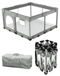 Foldable Baby Playpen with Thick Waterproof Mat - Extra Large Portable