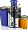 Juicer Machines 3 in Wide Mouth Blue Juicer Extractor - Fast 3-Speed