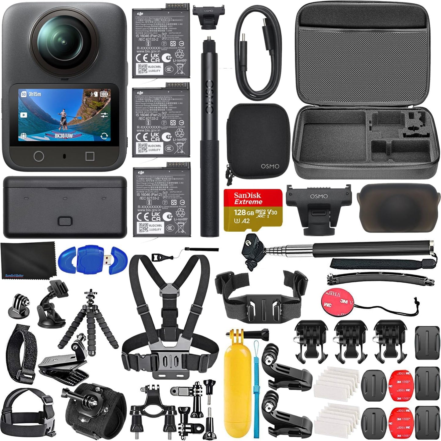 DJI Osmo 360 Adventure Combo: Ultimate 360 Camera Experience
