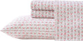 Queen Sheet Set - Buttery-Soft Cotton Sateen Sheets (Marta Stripe