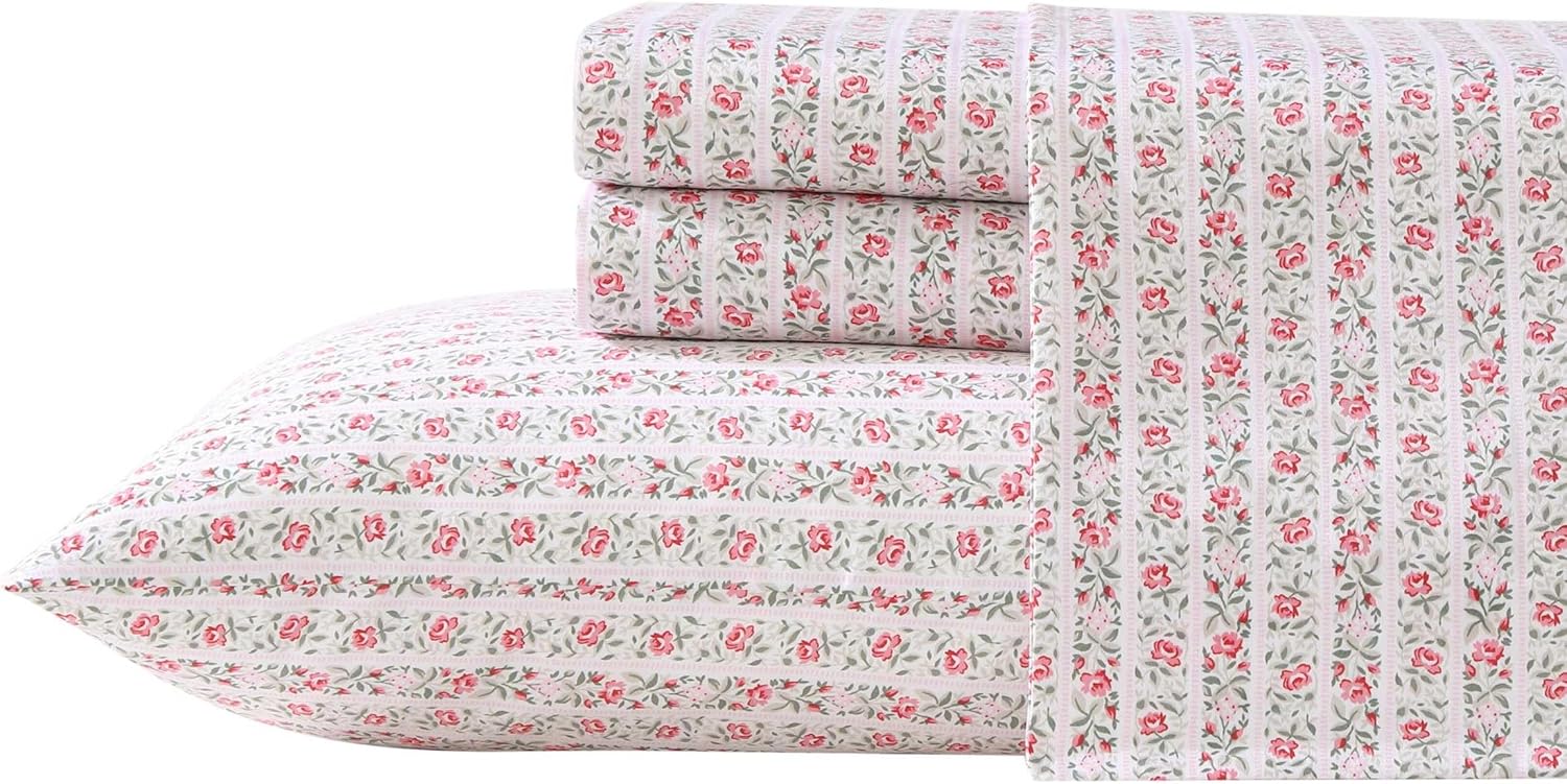 Buttery-Soft Queen Sheet Set by Laura Ashley for Luxurious Sleep