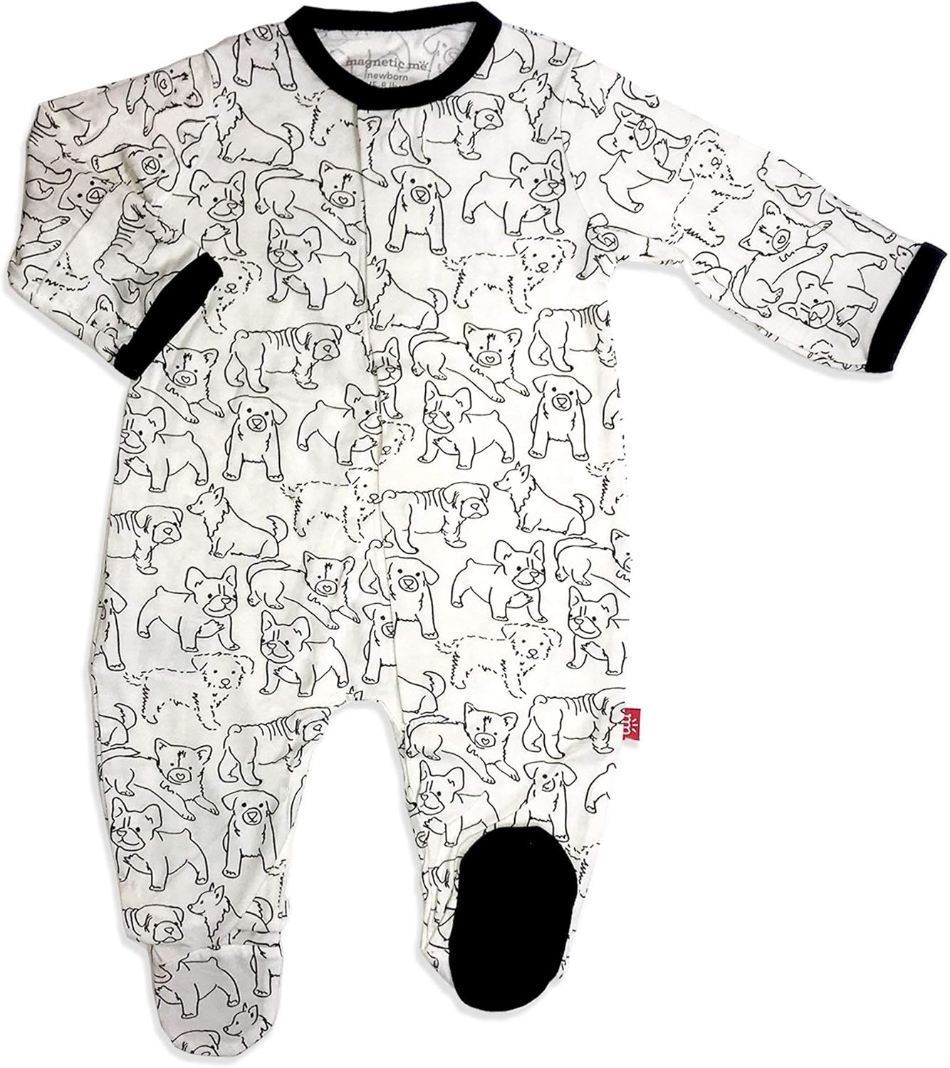 Magnetic Me Footie Pajamas for Easy Baby Sleepwear Changes