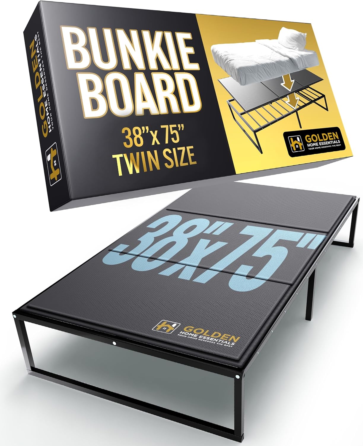10mm Twin Size Bunkie Board for Low-Profile Mattress Support