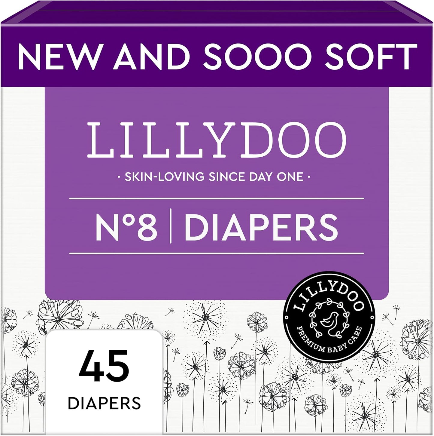 Baby Diapers Size 8 - Soft, Absorbent, and Leak-Proof Comfort