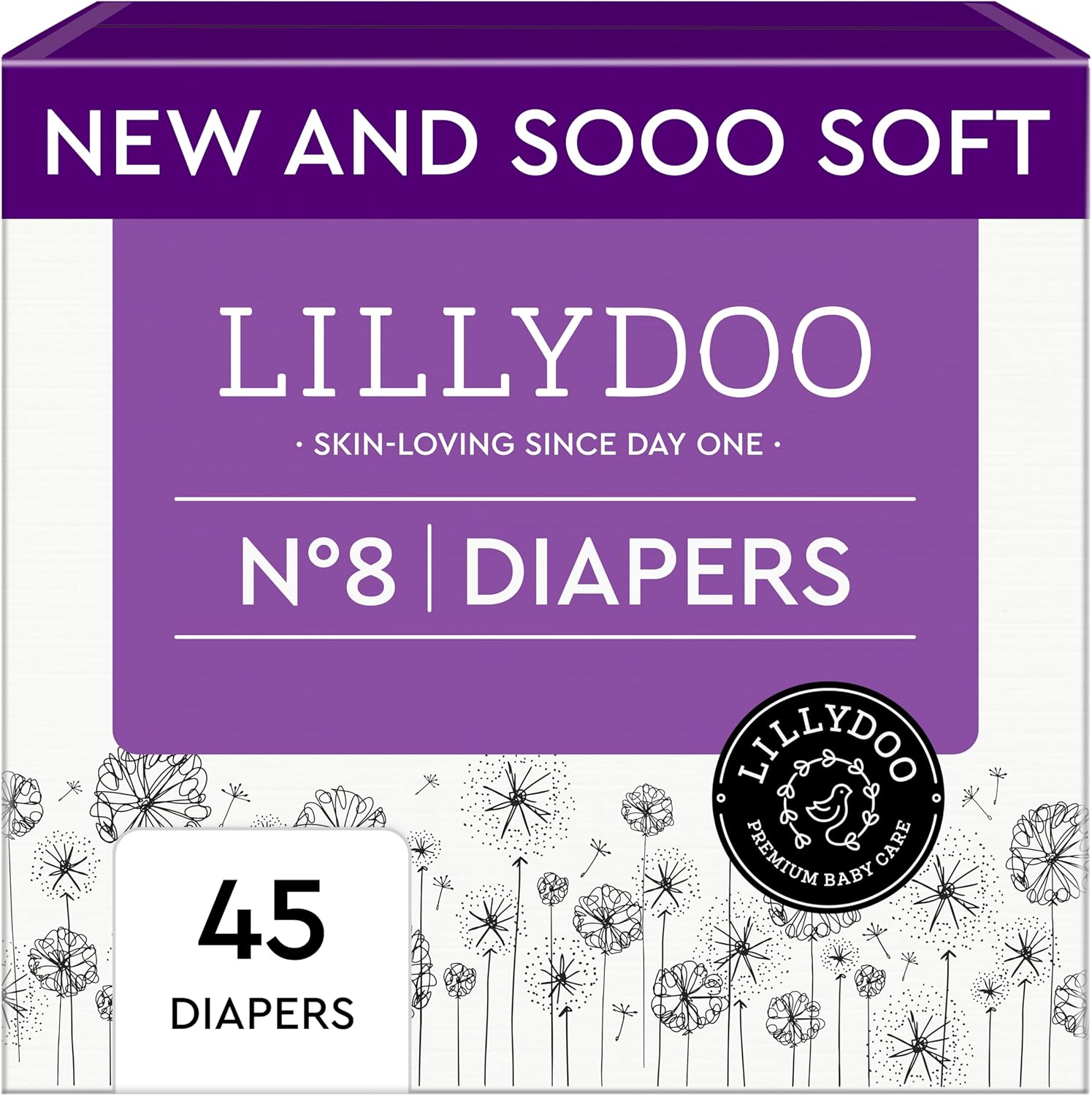 Baby Diapers Size 8 - Soft, Absorbent, and Leak-Proof Comfort