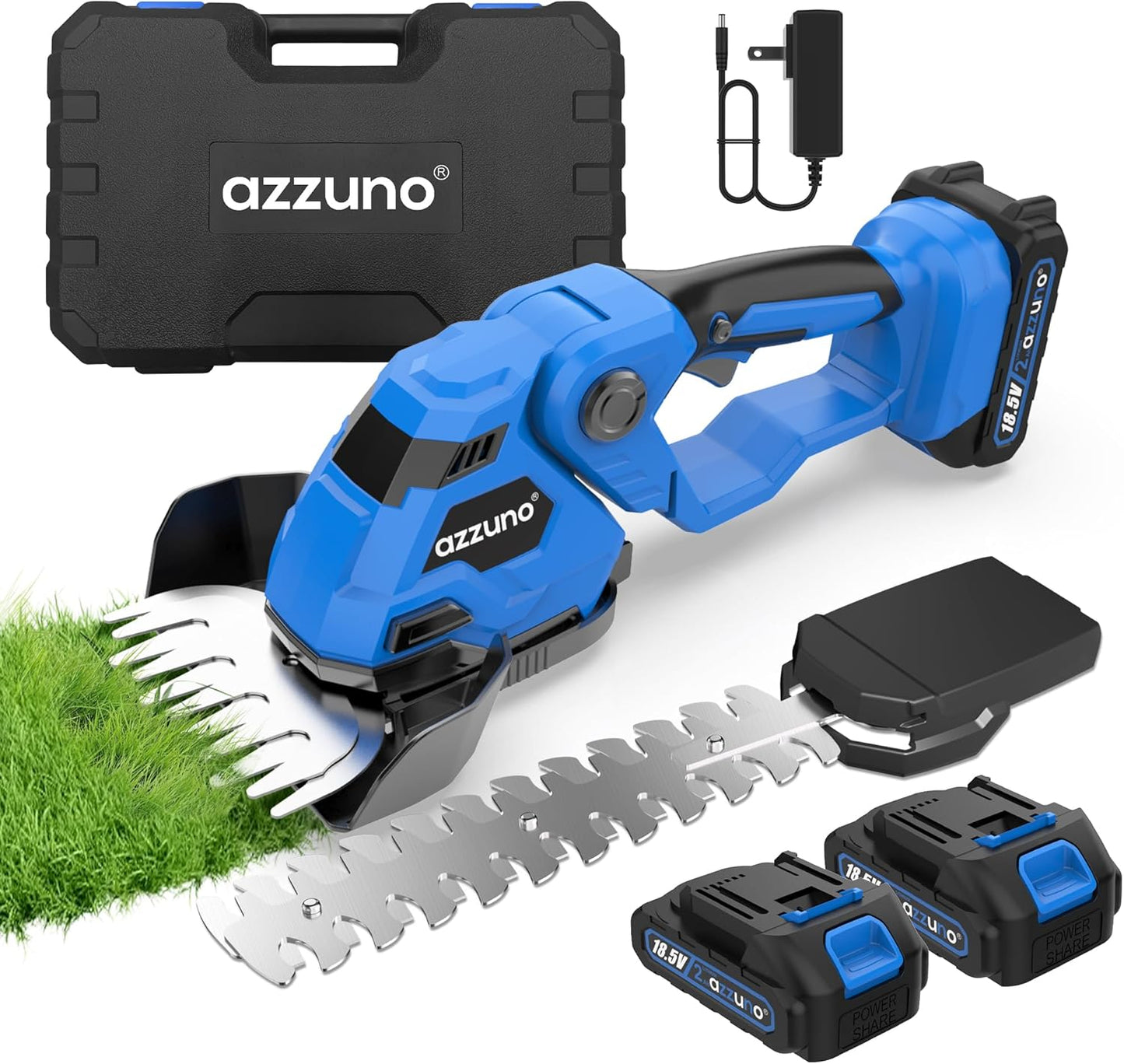 AZZUNO Cordless Hedge Trimmer for Effortless Garden Maintenance