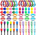 72 Pcs Shaker Musical Instruments Set for Kids - Classroom Pack