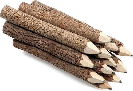 Rustic Twig Pencils Pack - Natural Camping Gifts
