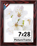 Cherry 7x28 Picture Frame.75 in Wide - Classic Cherry Finish