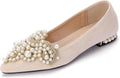 Flats for Women Bling Rhinestone Pointed Flat Shoes - Comfortable Be