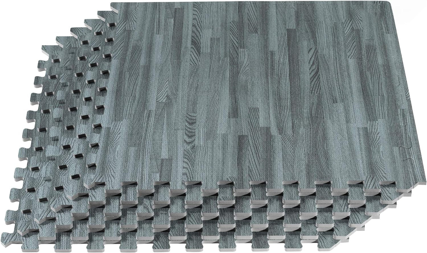 Forest Floor Premium Wood Grain Foam Tiles for Stylish Flooring