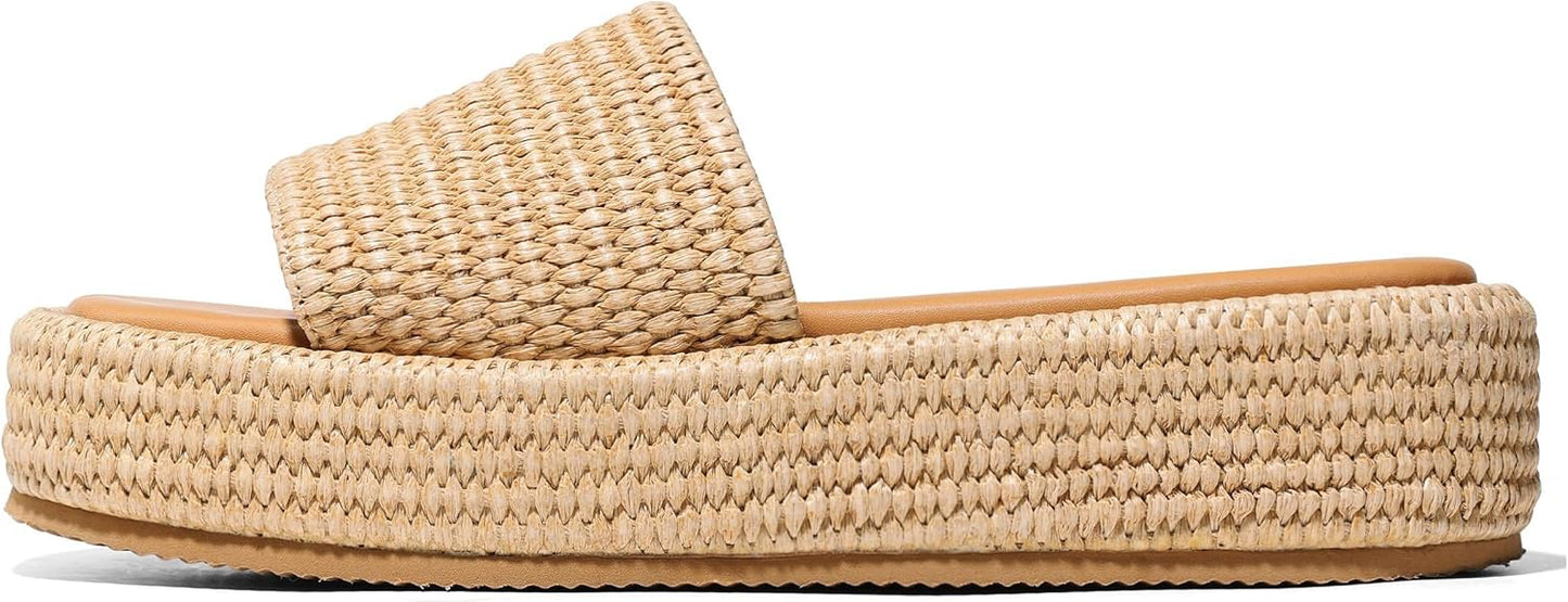 Erocalli Platform Sandals for Women - Cute Wedge Espadrilles