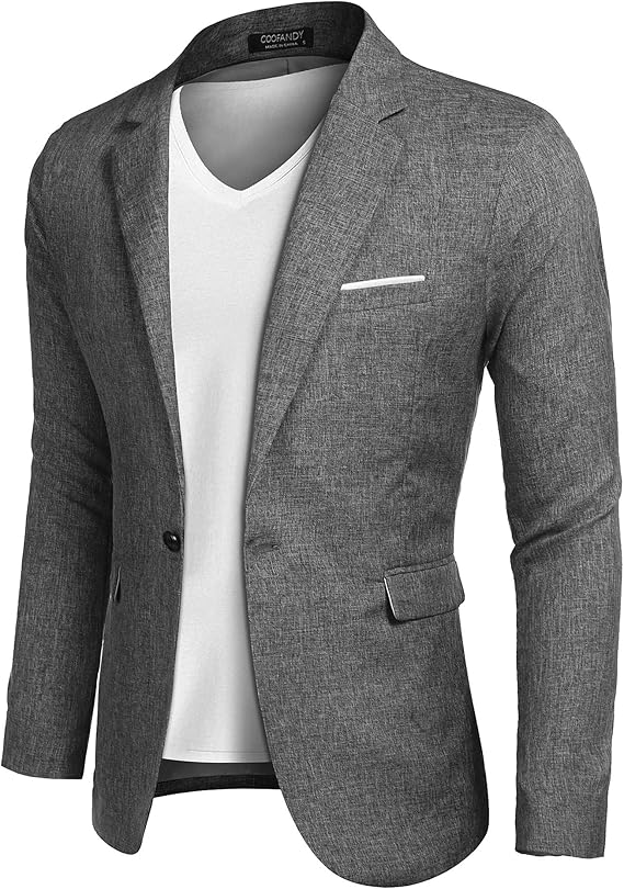 COOFANDY Men's Casual Suit Blazer Jackets for Stylish Comfort