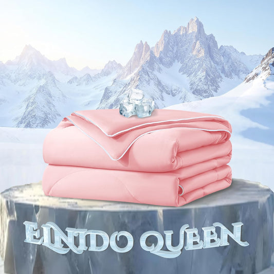 ELNIDO QUEEN Cooling Comforter for Hot Sleepers, Twin Size