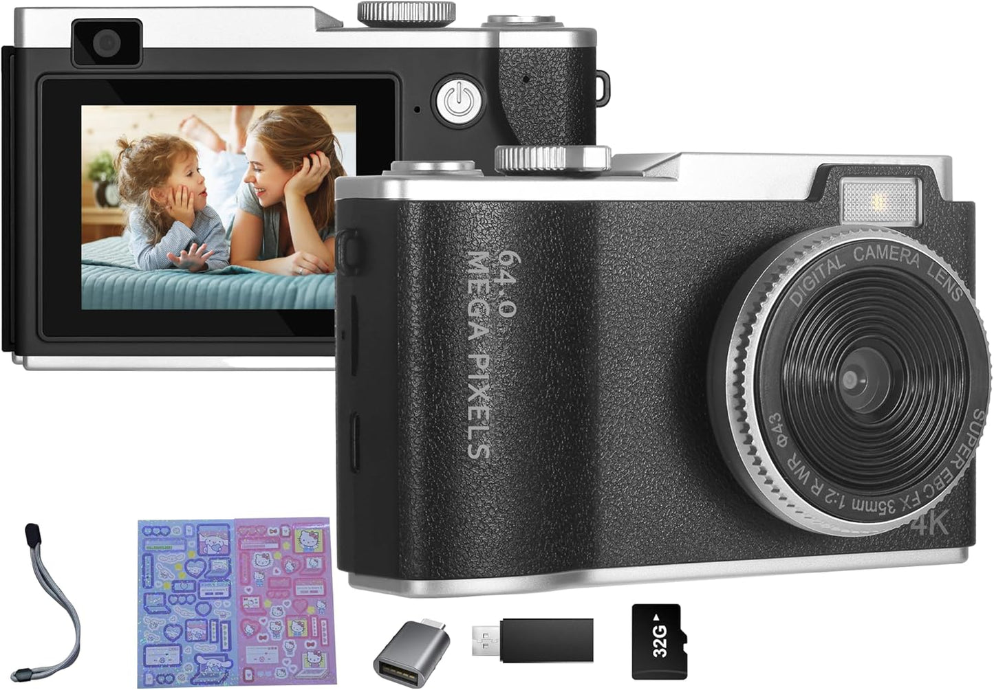 8X Zoom Kids Camera - Capture Crystal-Clear Moments!