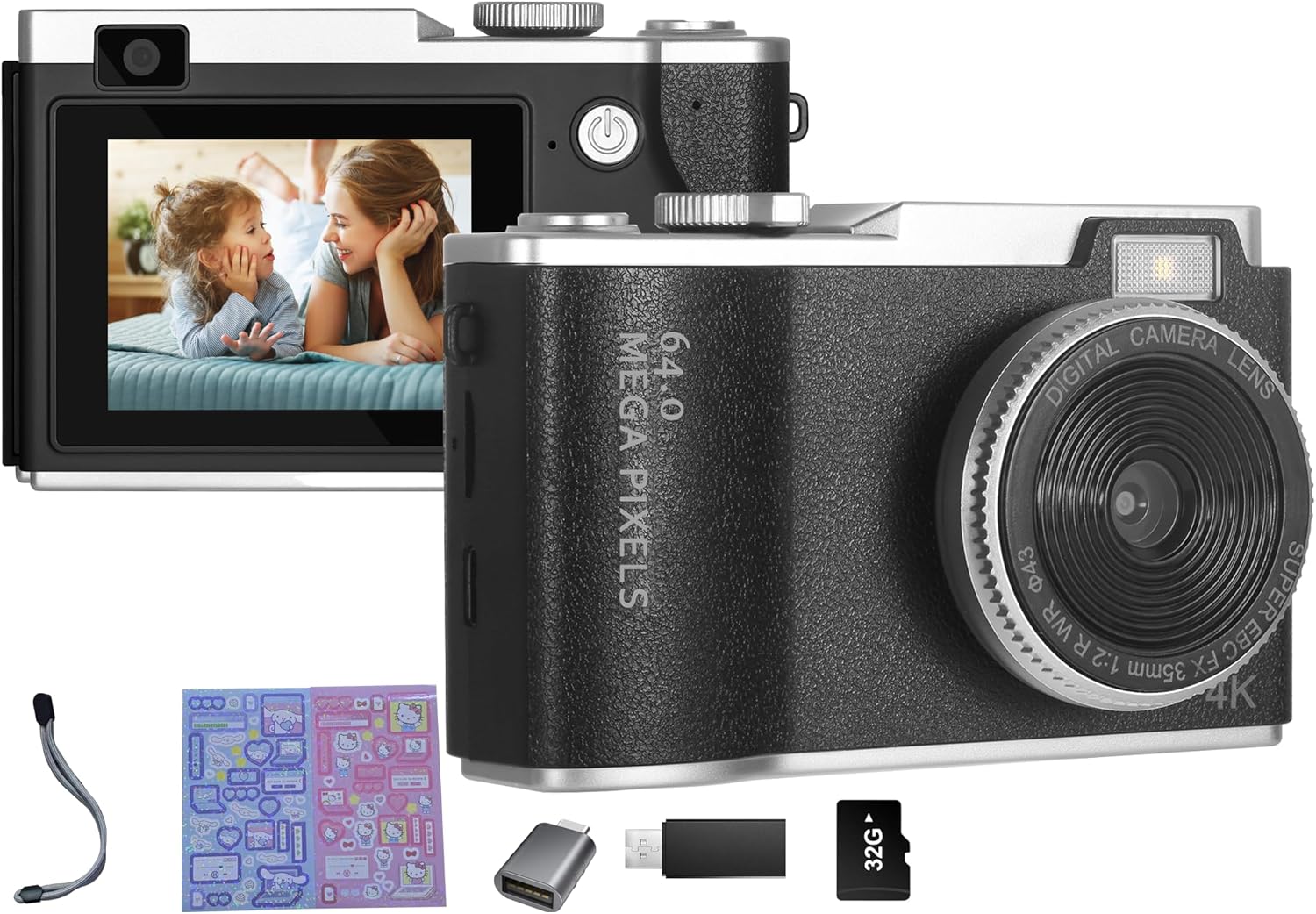 8X Zoom Kids Camera - Capture Crystal-Clear Moments!