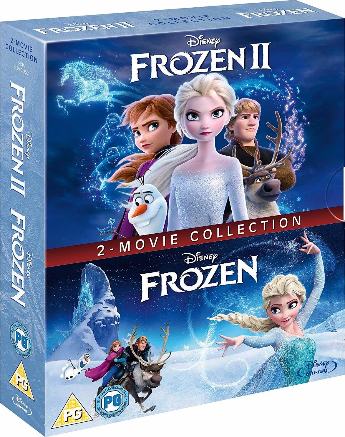 Frozen: 2-Movie Collection Blu-Ray for Family Movie Nights