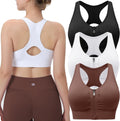 Evercute Zip Front Sports Bra for Women - Post-Surgery Comfort Women's