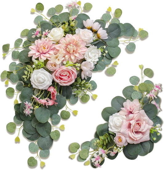 Artificial Wedding Arch Flowers Set of 2 for Romantic Decor