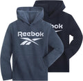 Boys Fleece Hoodie 2-Pack Reebok - Comfortable Layering for Ages 8-20