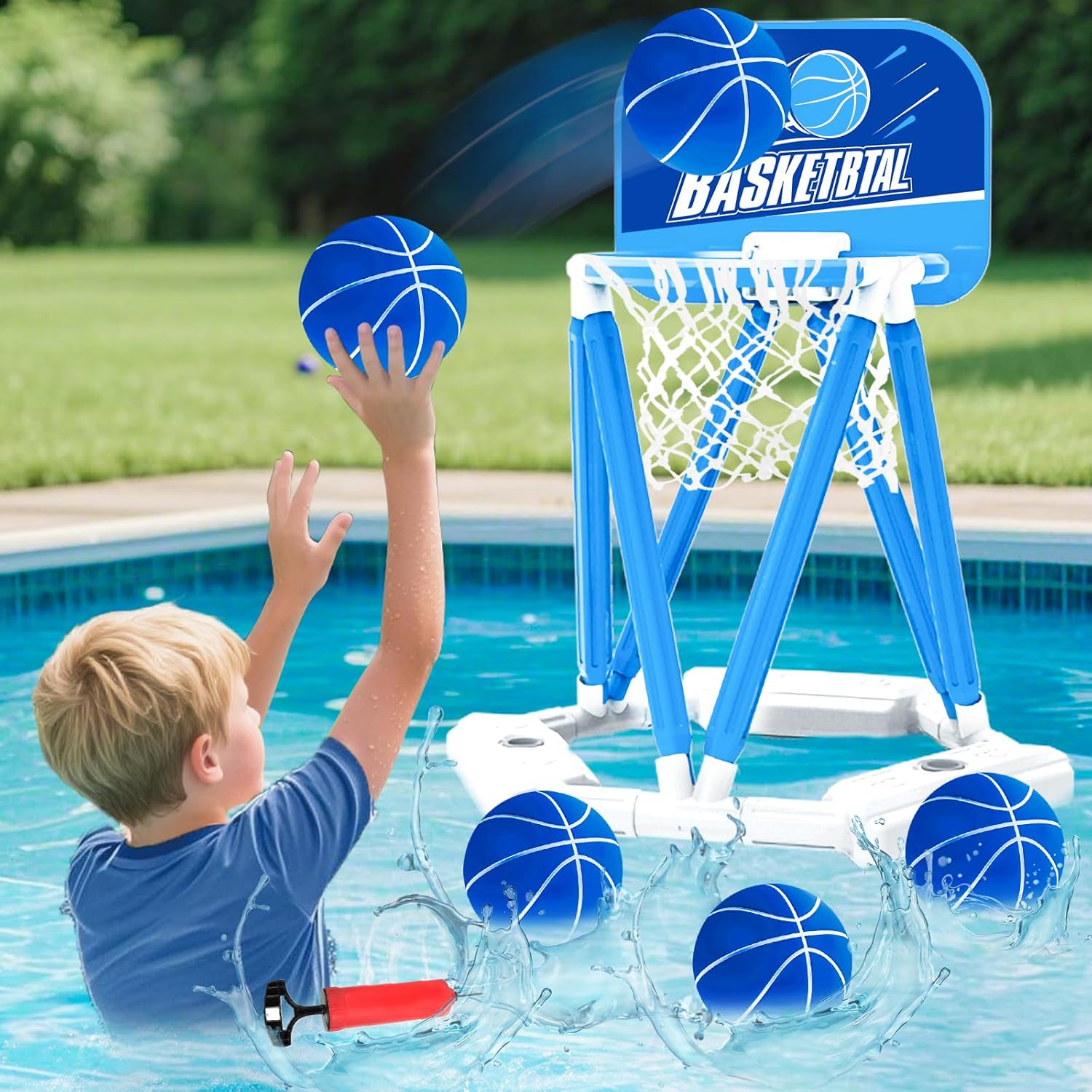 Pool Basketball Hoop Set for Endless Summer Fun and Games