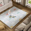 Foldable Baby Play Mat 71x59 in - Extra Large Waterproof Foam Playmat