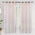 DriftAway Farmhouse Linen Blend Blackout Curtains 63 in - Thermal