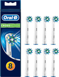 Oral-B CrossAction Toothbrush Heads Pack of 8 Replacement Refills