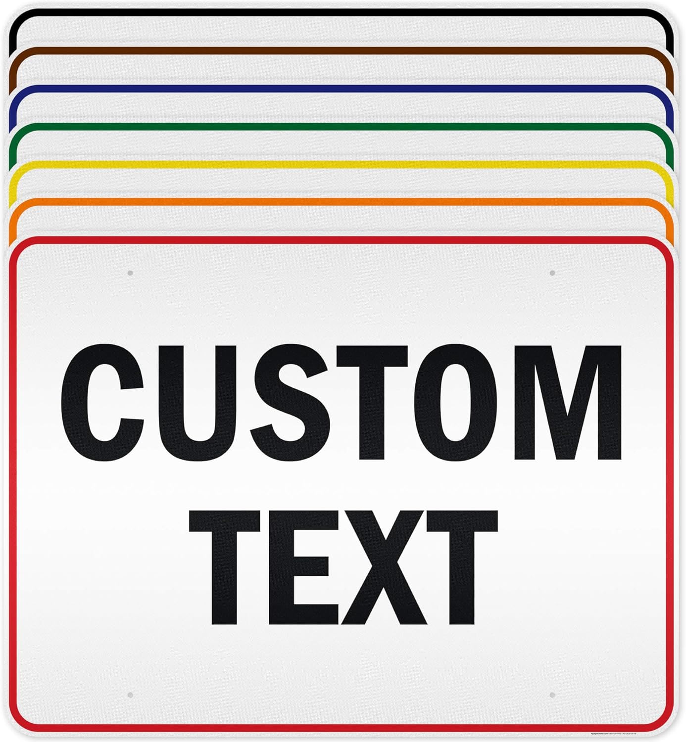 Custom Sign for Business, Personalized Logo and Text Outdoor Use