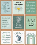 Boho Mental Health Posters Set, Inspire & Motivate, 8x10