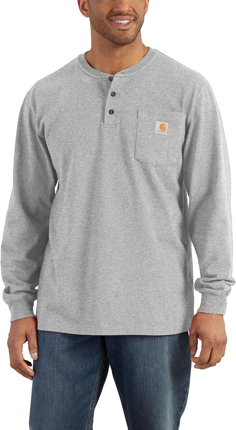 Carhartt Men's K128 Long Sleeve Henley T-Shirt Review