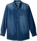 Boys Long Sleeve Button-Down Shirt - Lightweight Breathable