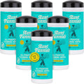 Cleaning Vinegar Wipes Bright Lemon Scent - Multipurpose Pack of 6