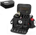 DSLEAF Tactical Gun Range Bag with 3 Pistol Cases - Durable, Organized