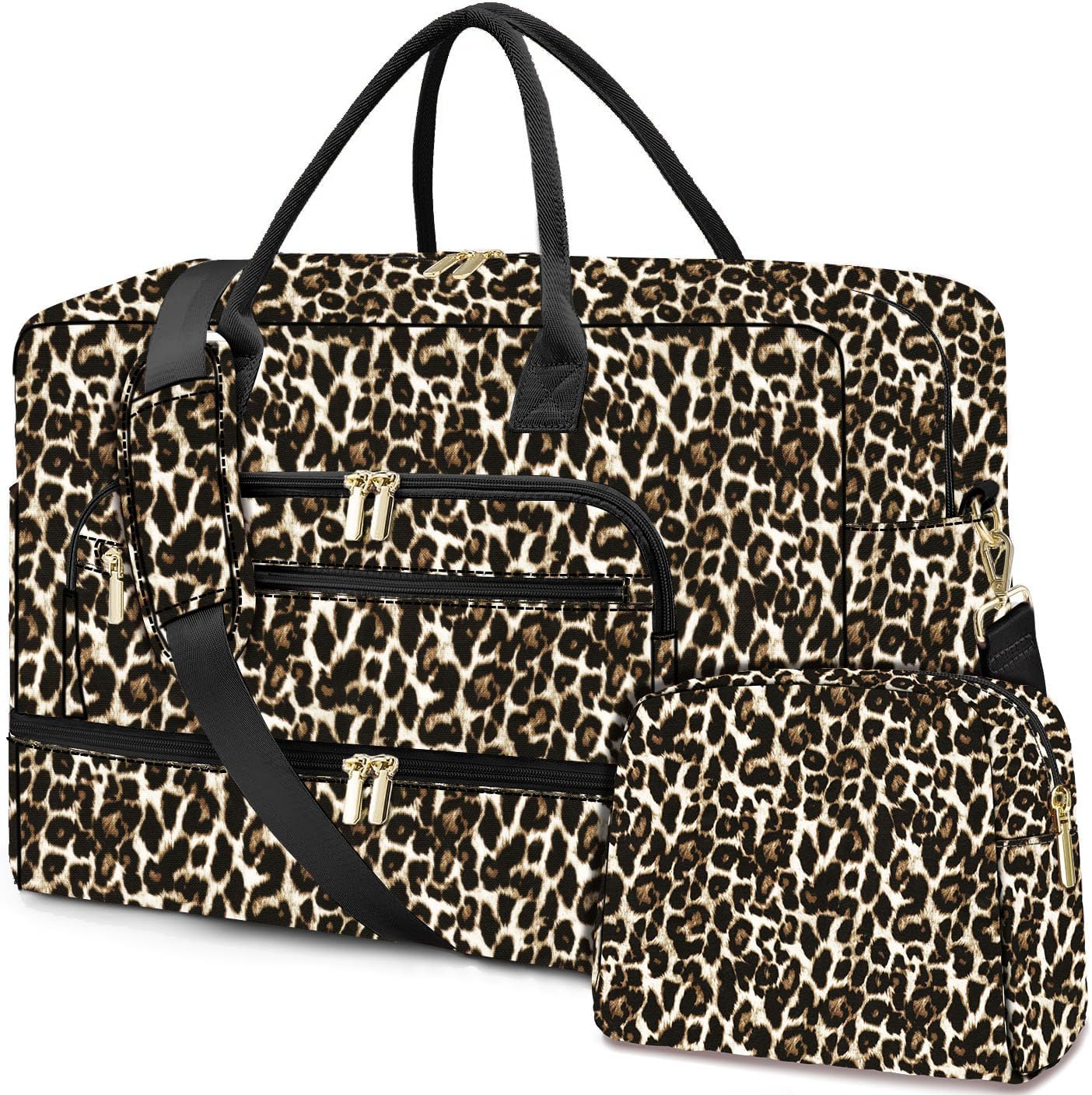 Travel Duffle Bag Weekender for Women with Shoe Compartment