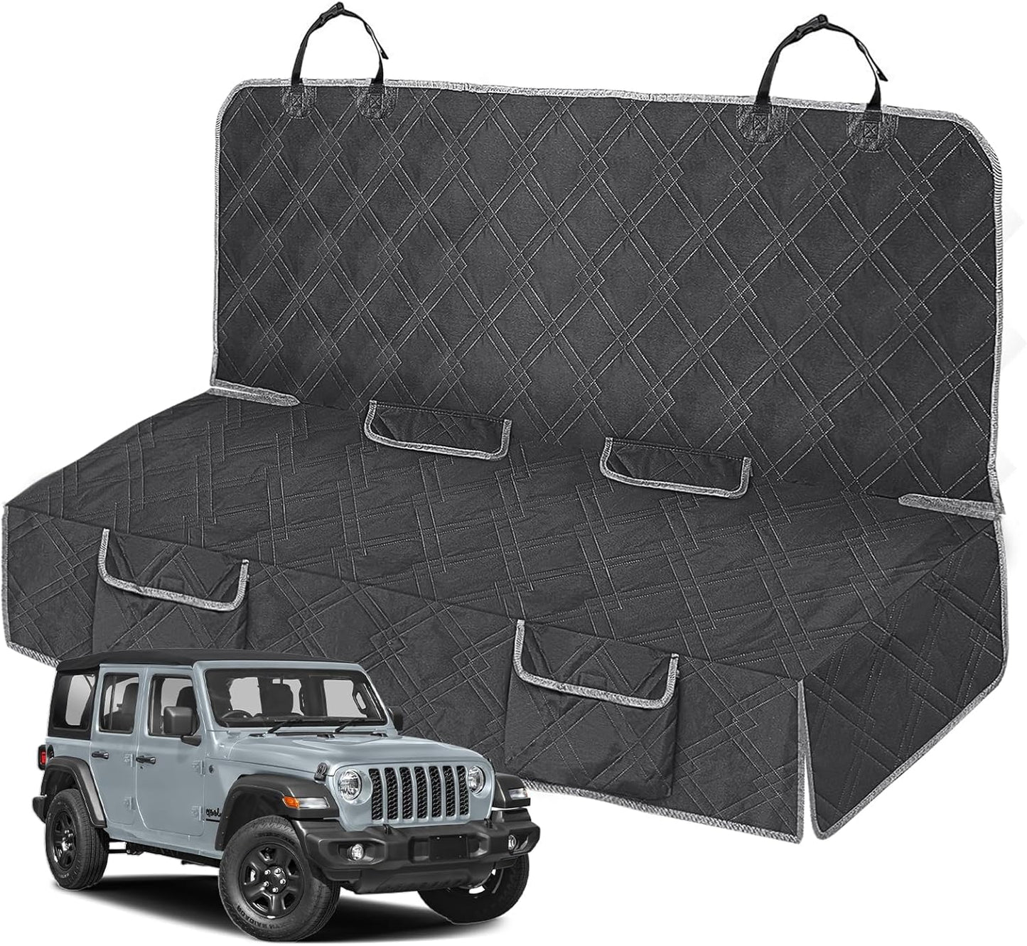 Dog Car Seat Cover for Jeep Wrangler 4 Door 2007-2025